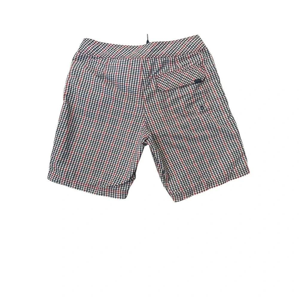 Mens Prana Check Plaid‎ UPF 50+ Board Swim Shorts Trunks 30 8
